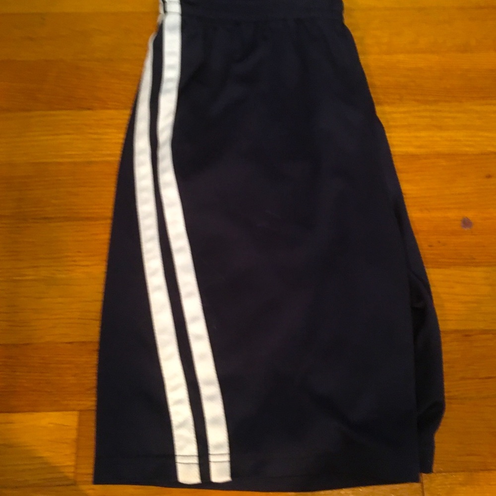 Navy and white stripe shorts!!